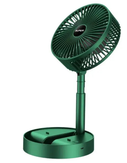 Rechargeable Desk Fan,Telescopic Tabletop Silent Air Circulator Fan Dropdash