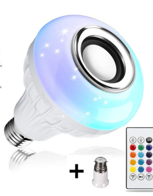 Wireless Light Bulb Speaker, RGB Smart Music Bulb